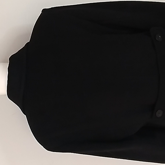 Andrea Brem Womens Black Wool Double Breasted Pea Coat. Sz Small - Picture 6 of 9